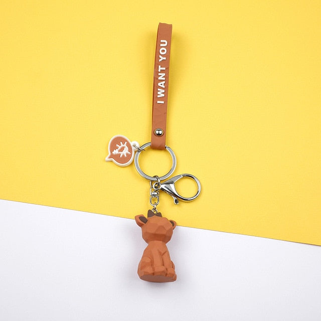 Cute Animal Key Ring