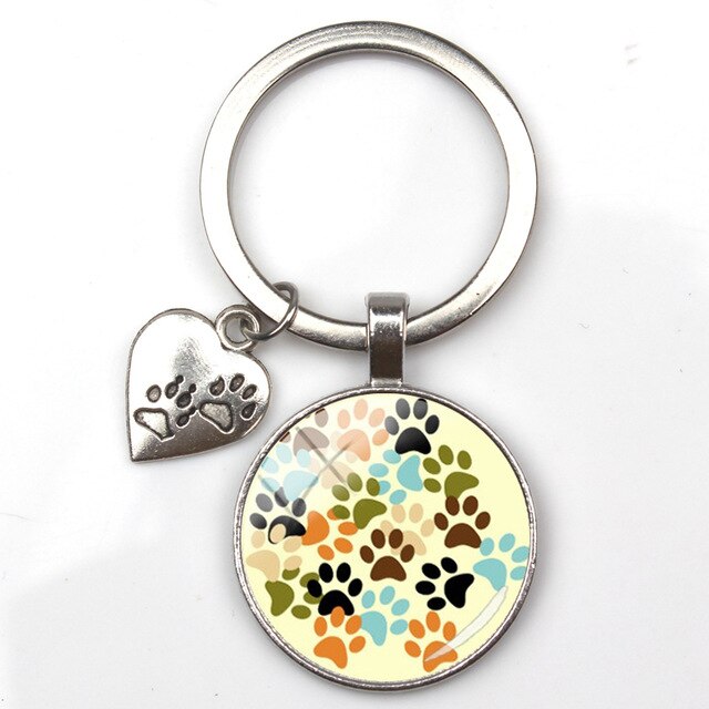 Animal Paw Key Ring