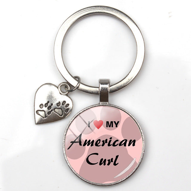 Animal Paw Key Ring