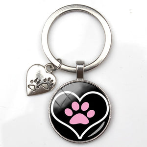 Animal Paw Key Ring