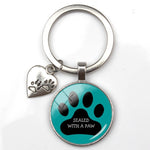 Animal Paw Key Ring