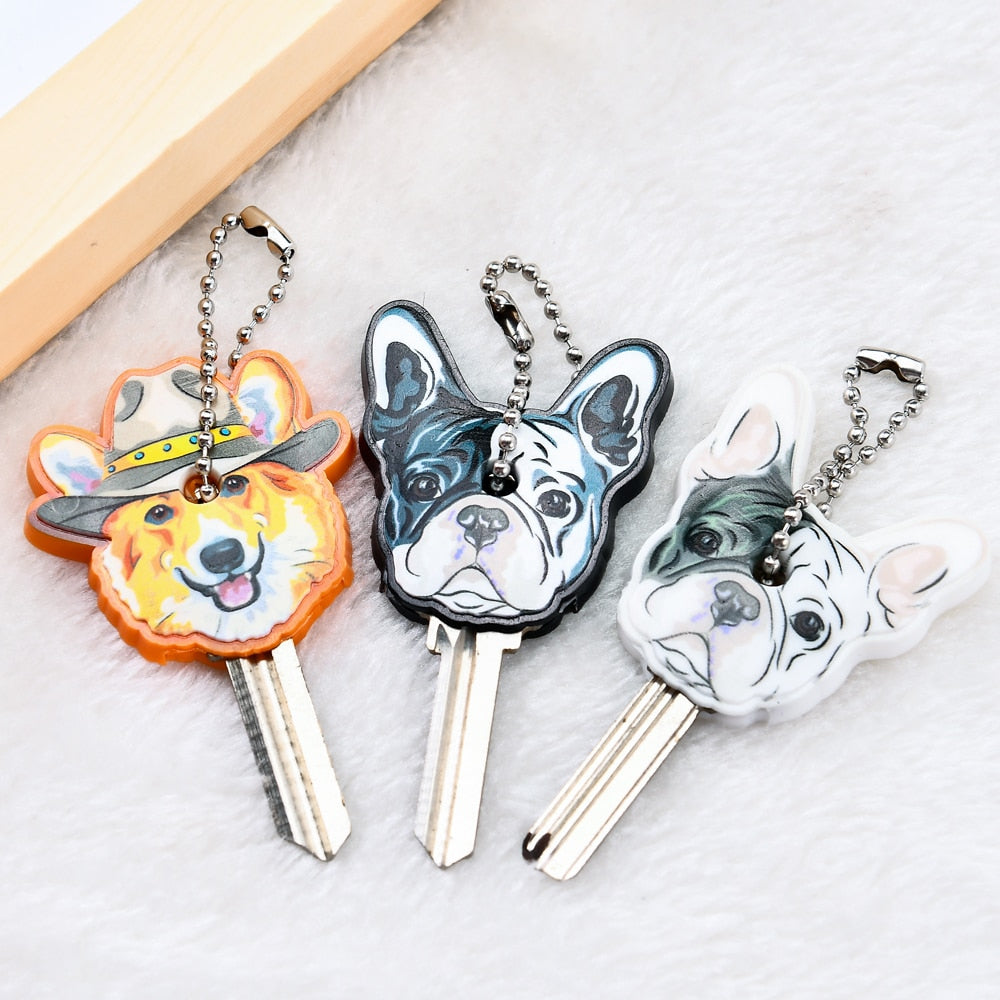 Cute Animal Silicon Key ring